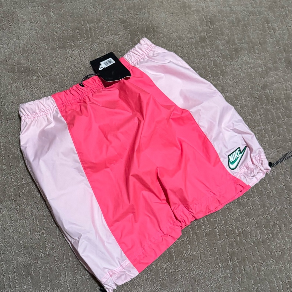 Nike Two-Tone Pink Windbreaker Shorts
